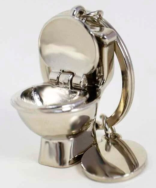 Toilet Seat Keychain