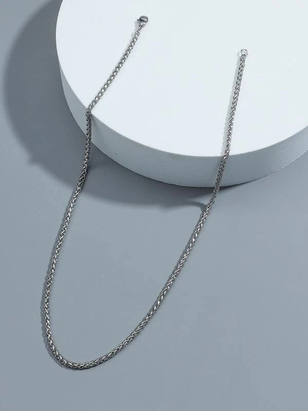 Silver Franco Designed Necklace