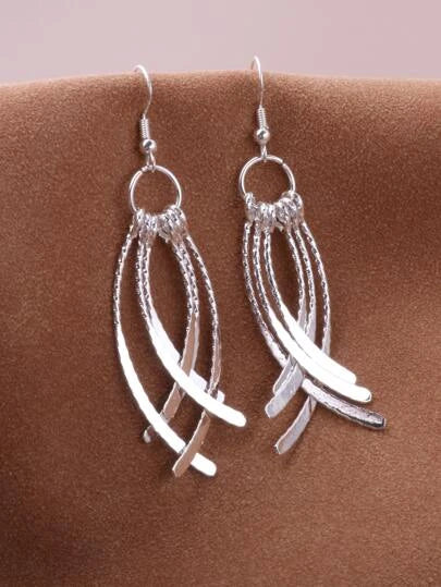 Silver Plated Minimalist Earrings
