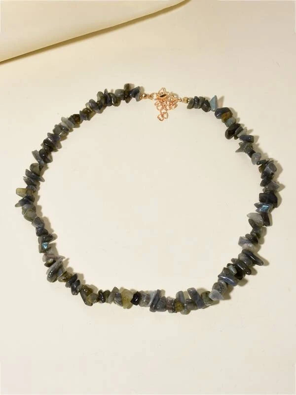 Ladies Natural Stone Necklace