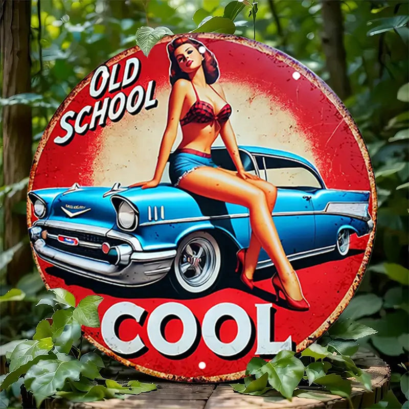RETRO CLASSIC METAL CAR SIGNS