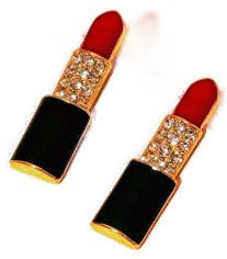 "FUN FASHION" Lipstick Earrings