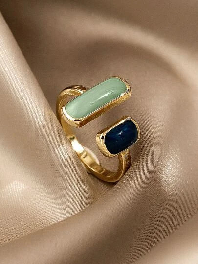 Double Jeweled Designer Ring