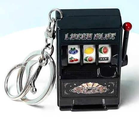 Working Slot Machine Key Chain