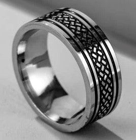 Men's Silver Plate Designer Ring