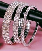 Diamond Cut Bright White Zircon Bracelet Set